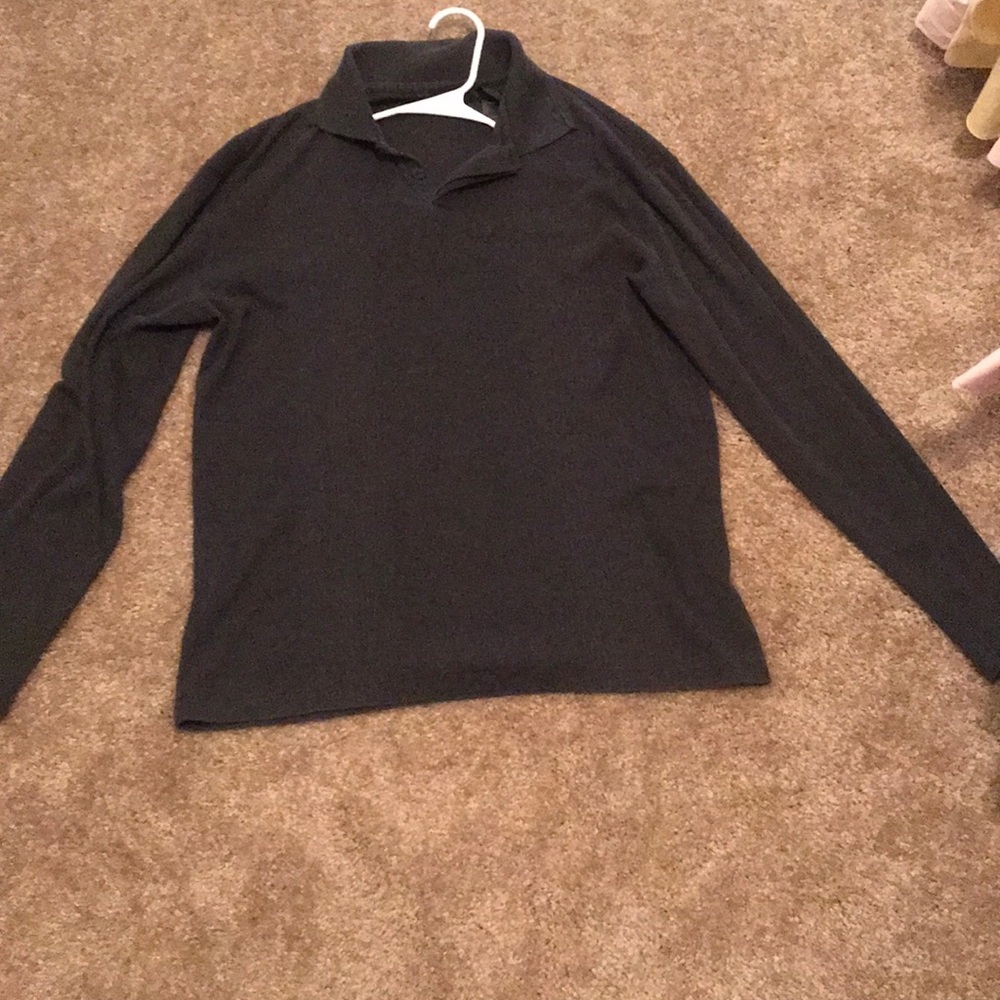 Claiborne Long sleeve Gray dress sweater